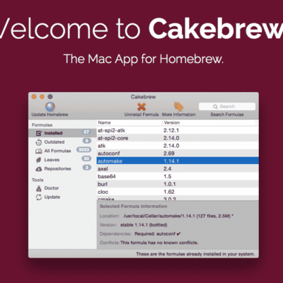 CakeBrew : Homebrew pour les nuls